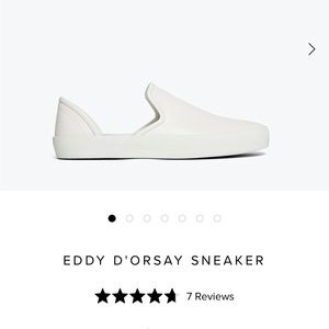 Freda Salvador EDDY D'ORSAY SNEAKER Size 7 White Calf